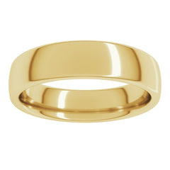 10K Yellow Gold 5 mm Comfort-Fit European-Style Band Size 8.5