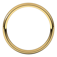 10K Yellow Gold 3.5 mm Comfort-Fit European-Style Band Size 9