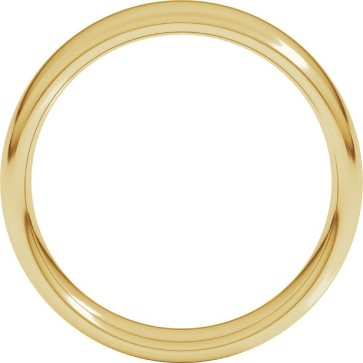 10K Yellow Gold 5.5 mm Comfort-Fit European-Style Band Size 10.5