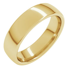10K Yellow Gold 5.5 mm Comfort-Fit European-Style Band Size 13.5
