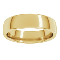 10K Yellow Gold 5.5 mm Comfort-Fit European-Style Band Size 8.5