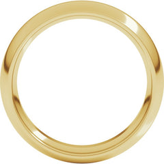 14K Yellow Gold 5.5 mm Comfort-Fit Half Round Band Size 7