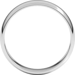 Palladium 5 mm Lightweight Half Round Band Size 11.5