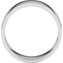 Sterling Silver 7 mm Flat Band Size 11.5