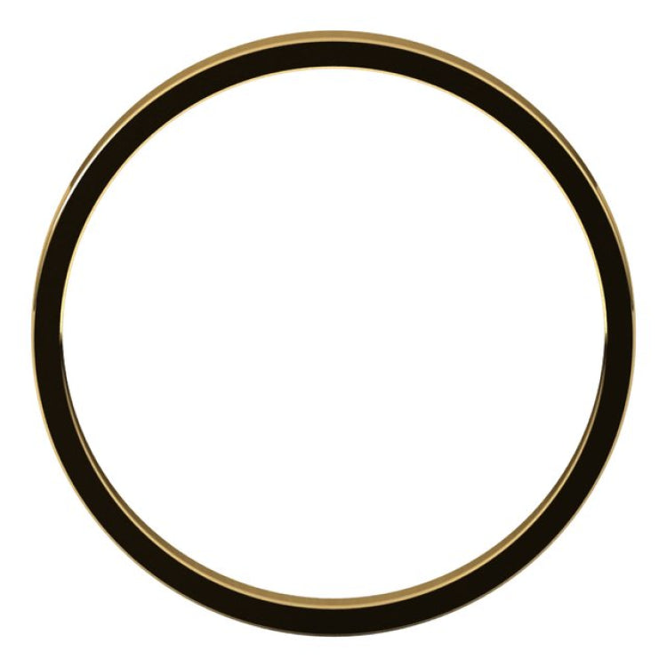 14K Yellow Gold 2 mm Ultra-Lightweight Flat Band Size 5.5