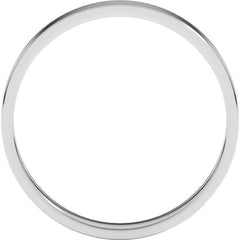 Sterling Silver 3 mm Ultra-Lightweight Flat Band Size 5