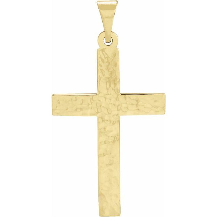 14K Yellow Gold Cross Pendant