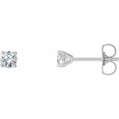 14K White Gold 1/3 CTW Natural Diamond Cocktail-Style Earrings