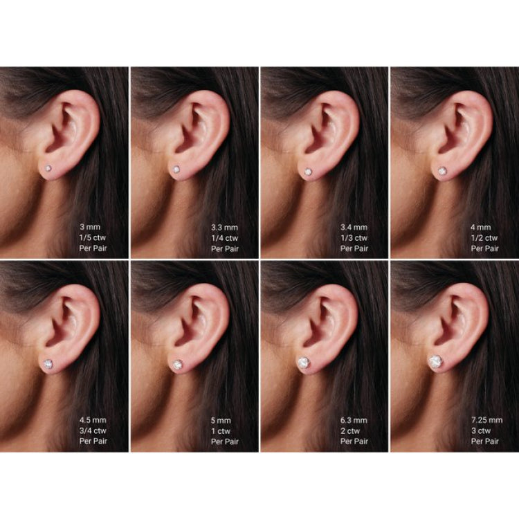 14K Rose Gold 2.5 mm Natural Peridot Earrings