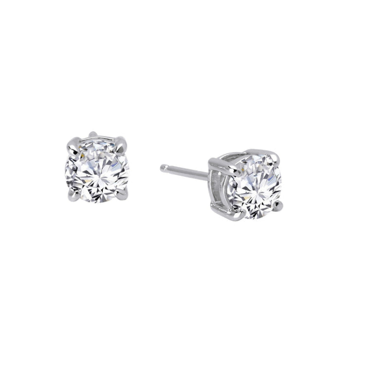 2.5 CTW Solitaire Stud Earrings