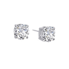 8 CTW Solitaire Stud Earrings
