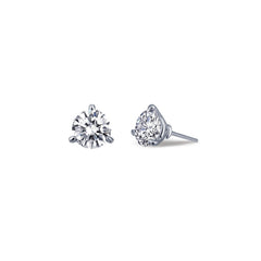 1.0 CTW Solitaire Stud Earrings